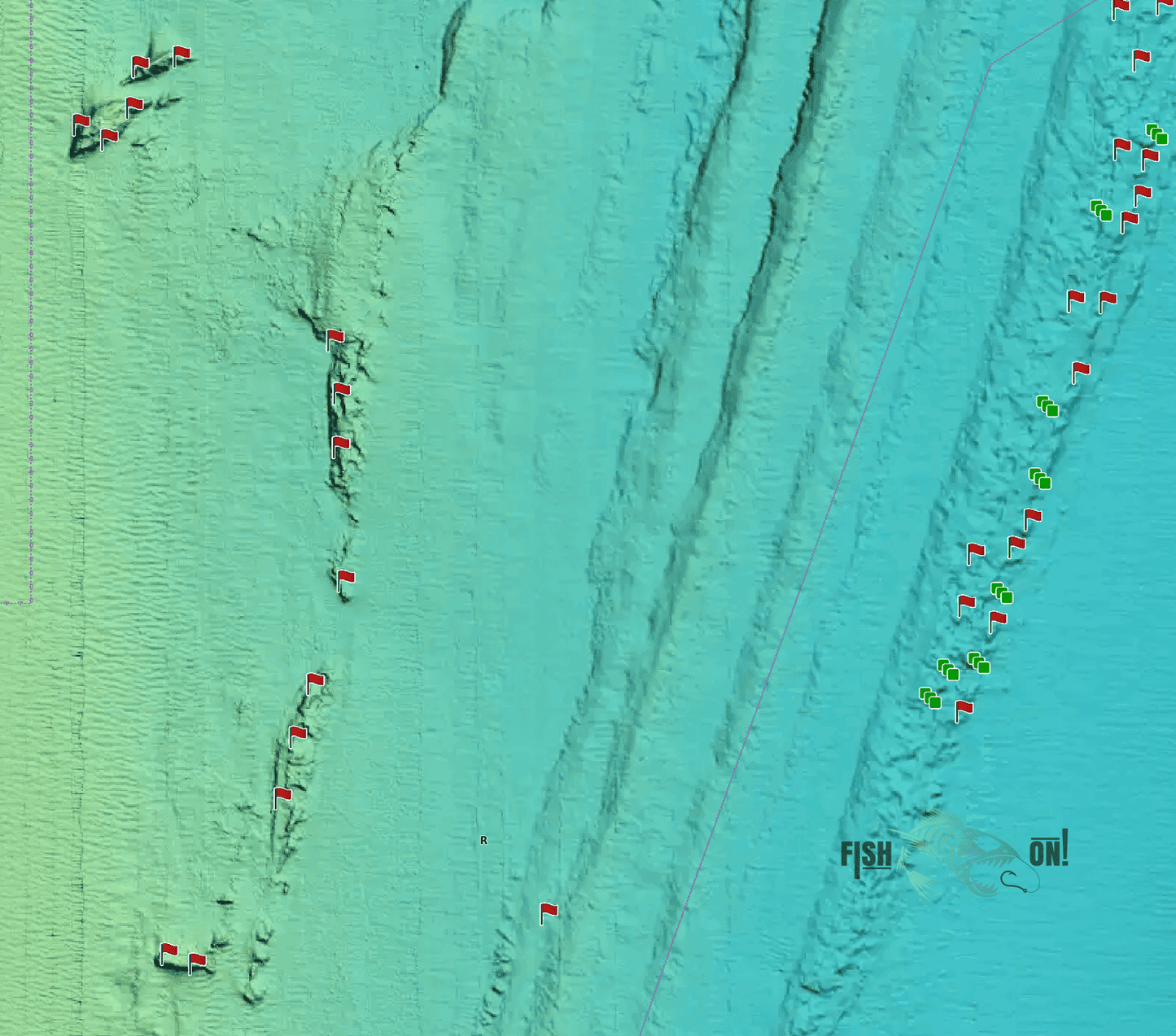 Palm Beach Fishing Spots - Nearshore Numbers