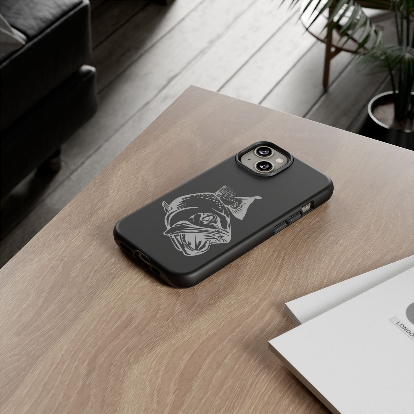 Tough Phone Cases with Trout Design