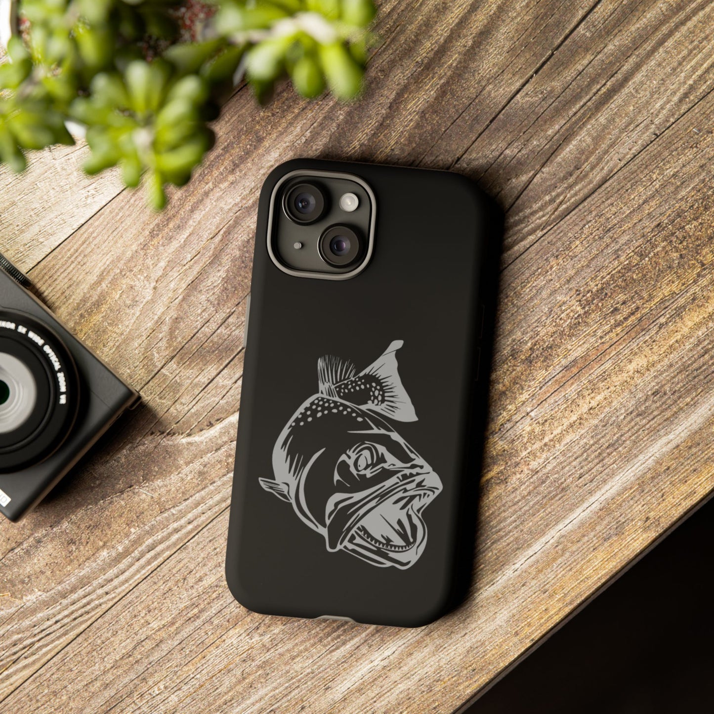 Tough Phone Cases with Trout Design