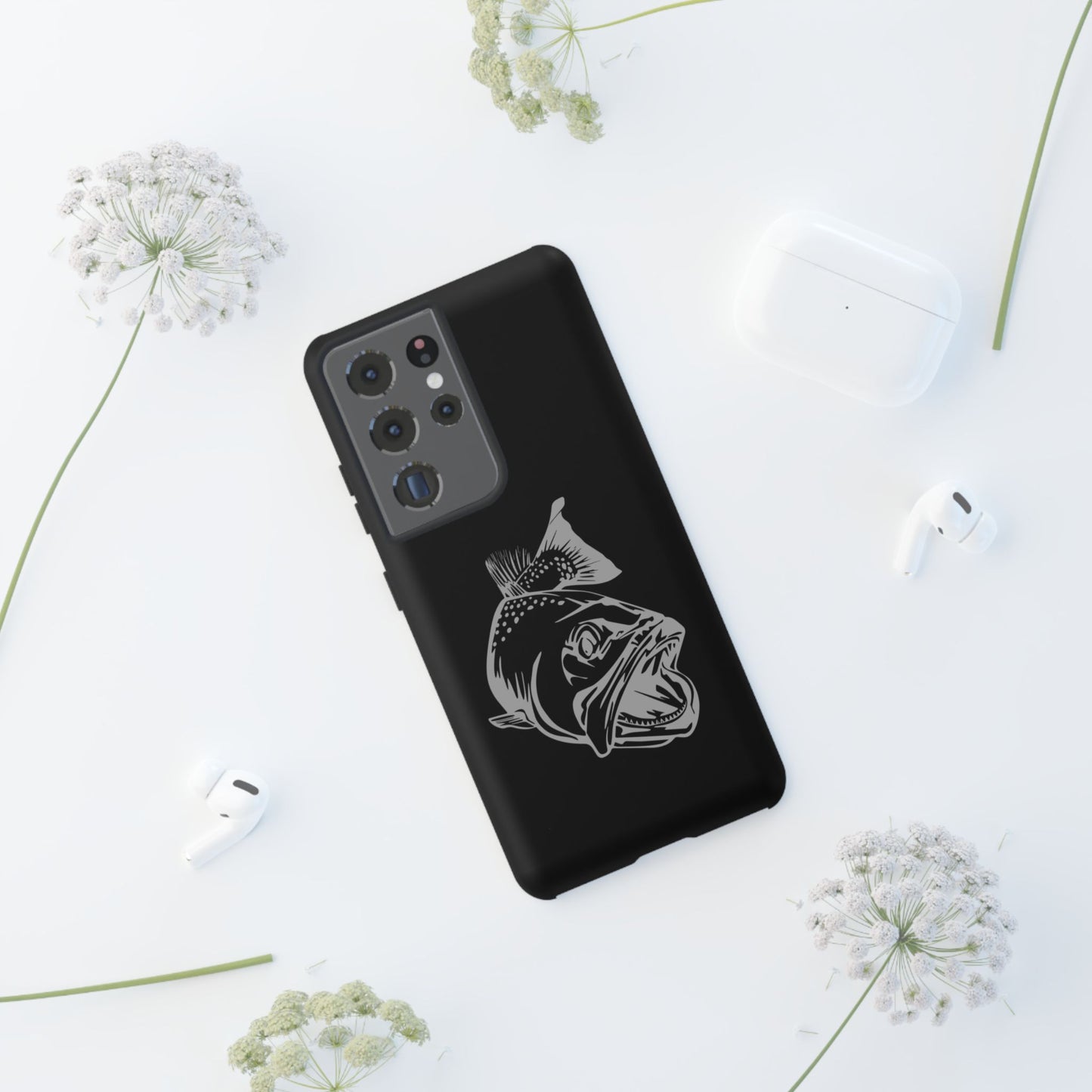 Tough Phone Cases with Trout Design