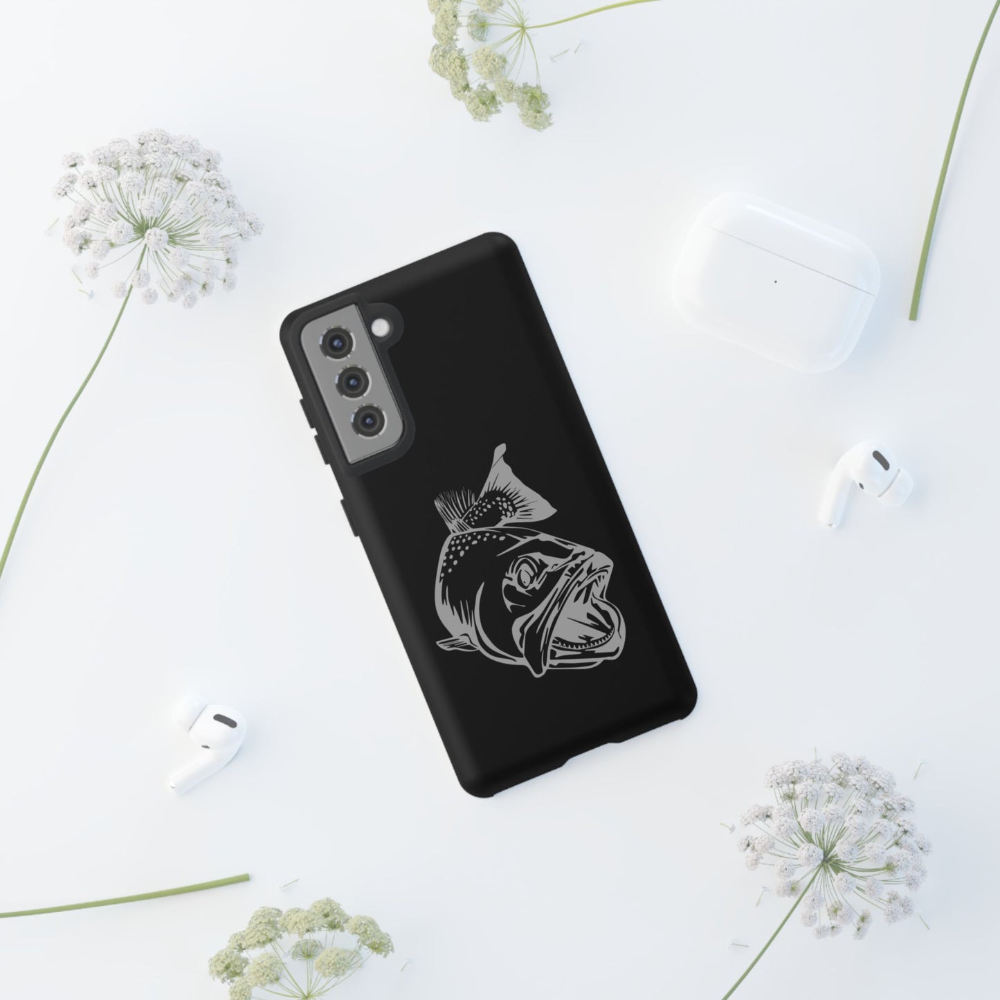 Tough Phone Cases with Trout Design