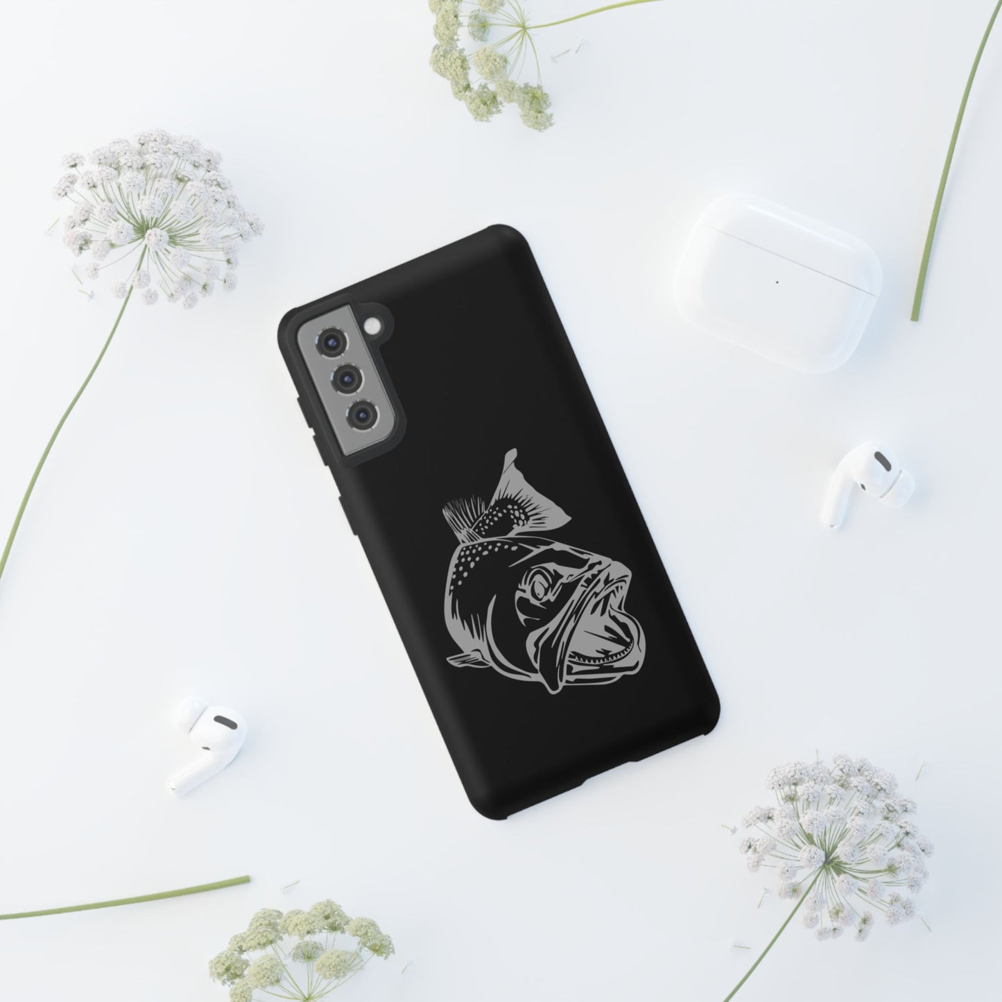 Tough Phone Cases with Trout Design