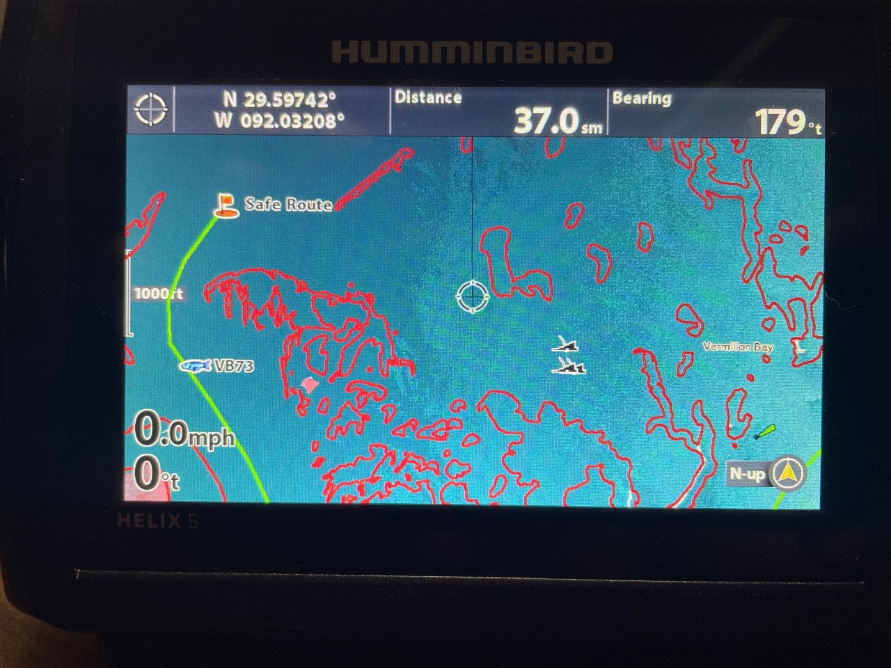 Vermilion Bay Reef Fishing Map