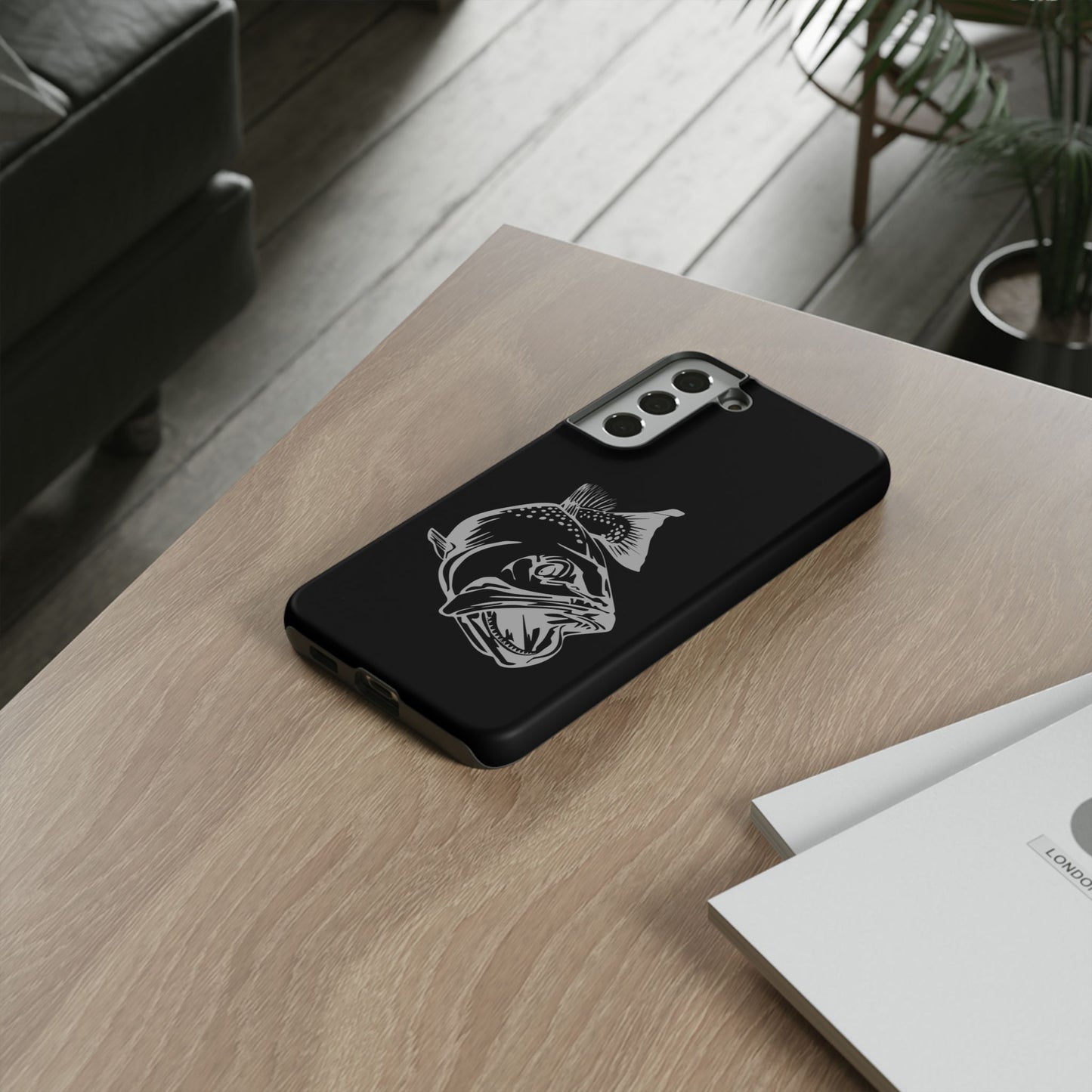 Tough Phone Cases with Trout Design
