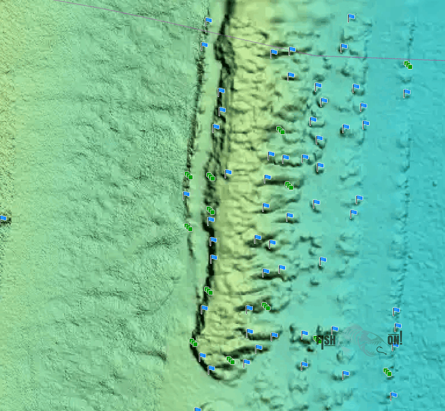 Boca Raton Fishing Spots - GPS Map Numbers