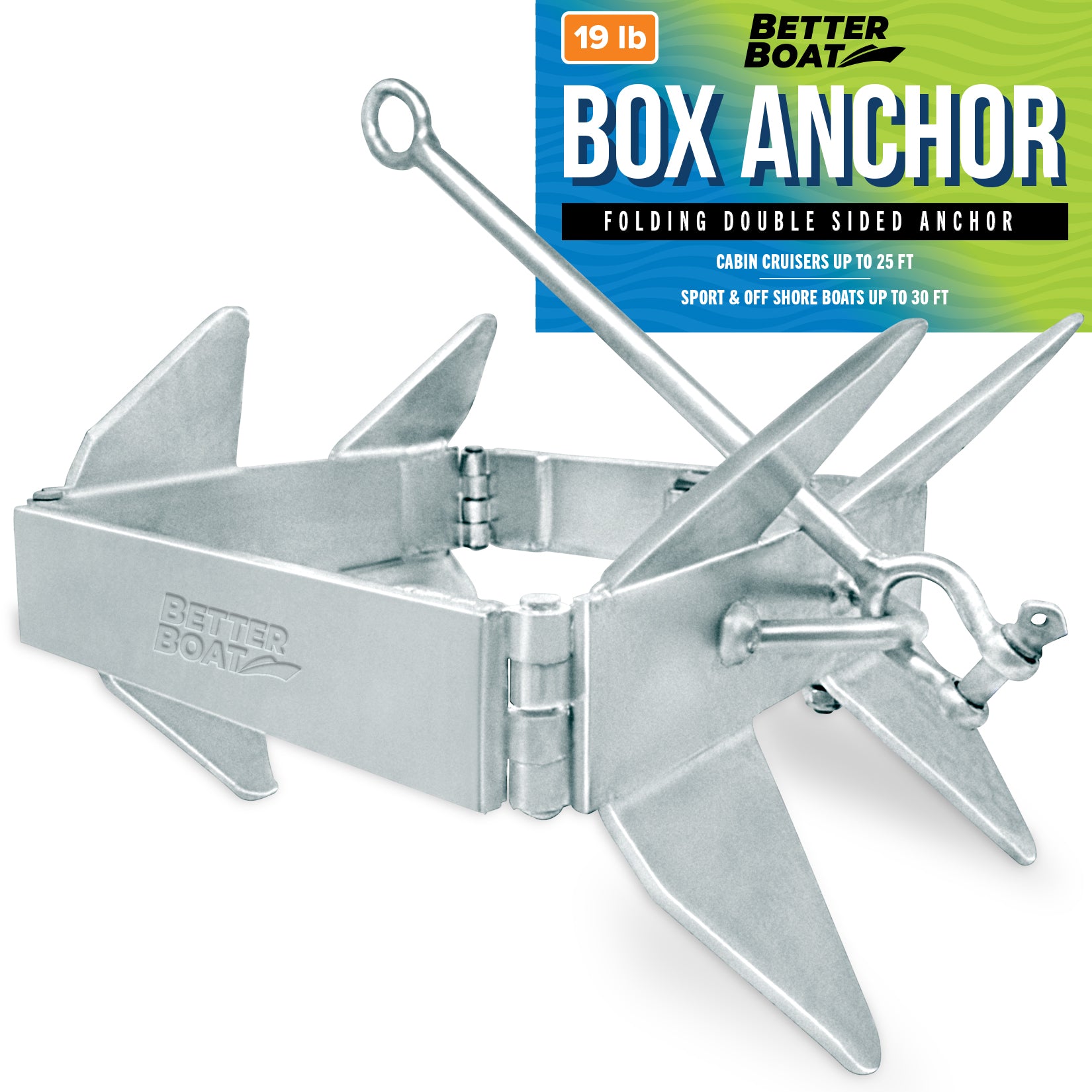 Box Anchor for Boats Folding Anchor – Cajun Mapping