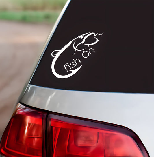 Catfish Hook Decal