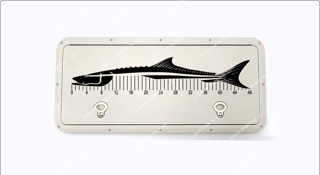 Cobia Custom Fish Ruler for Boat, Kayak, Ice Chest and More – Cajun Mapping
