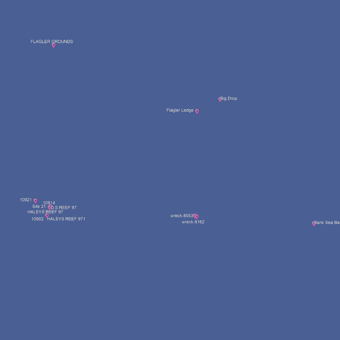 Daytona Beach Fishing Spots - Near Shore Numbers