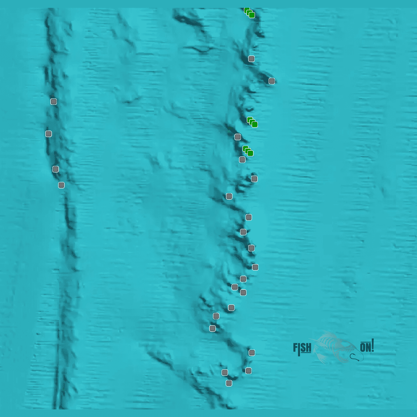 The Elbow Fishing Spots - Deep Offshore Numbers