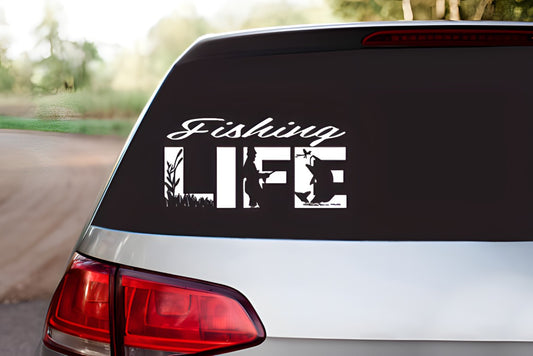 Fishing Life Decal