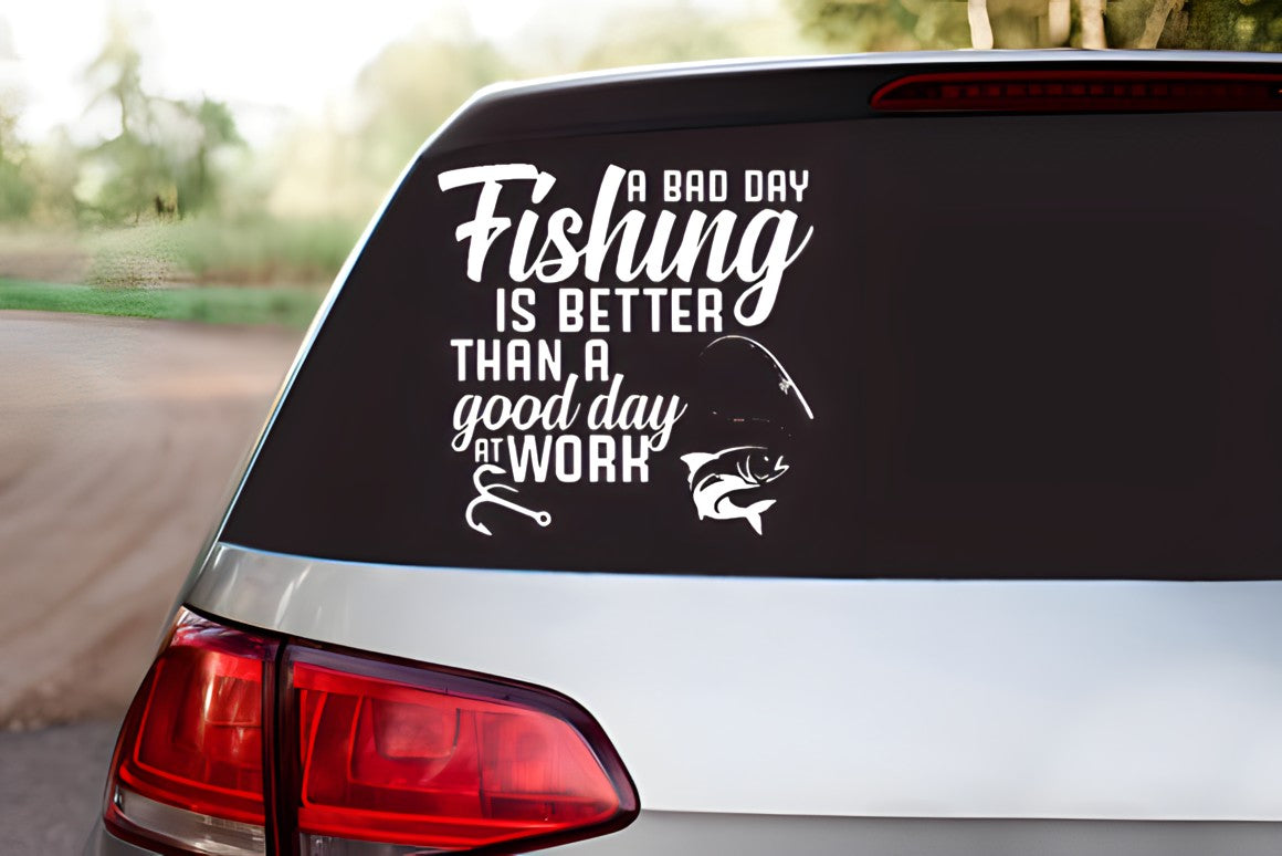 Gone Fishing Decal