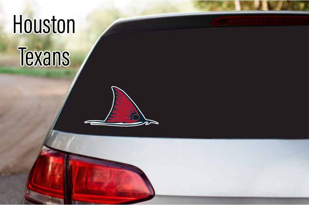 Houston Texan Tailin Redfish Decal