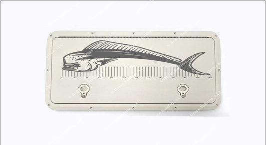 Mahi Mahi Custom Fish Ruler for Boat, Kayak, Ice Chest and More