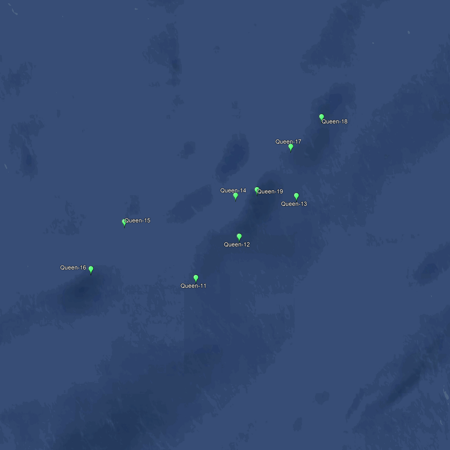 Marathon Fishing Spots - Offshore Deep Drop Numbers