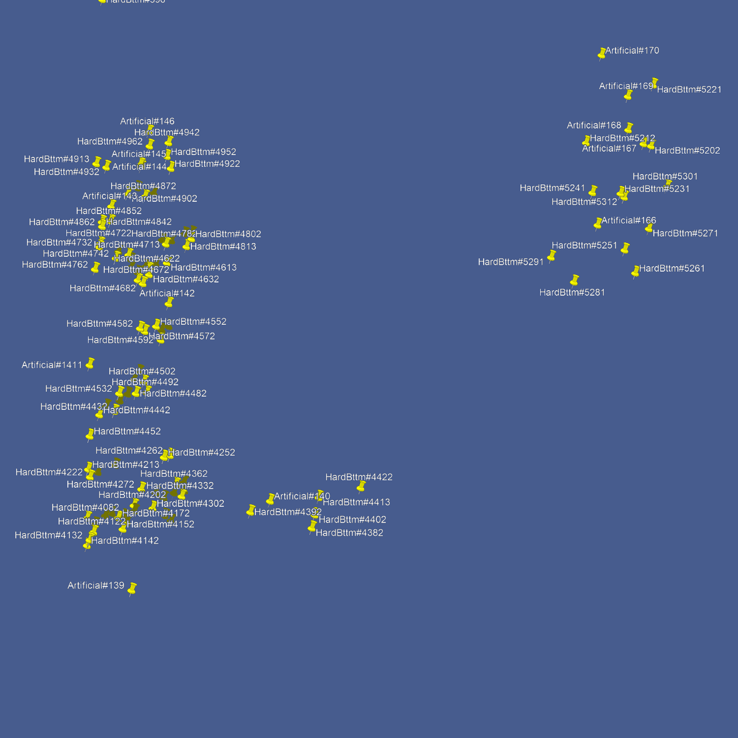 Panama City Beach Fishing Spots - Offshore Numbers