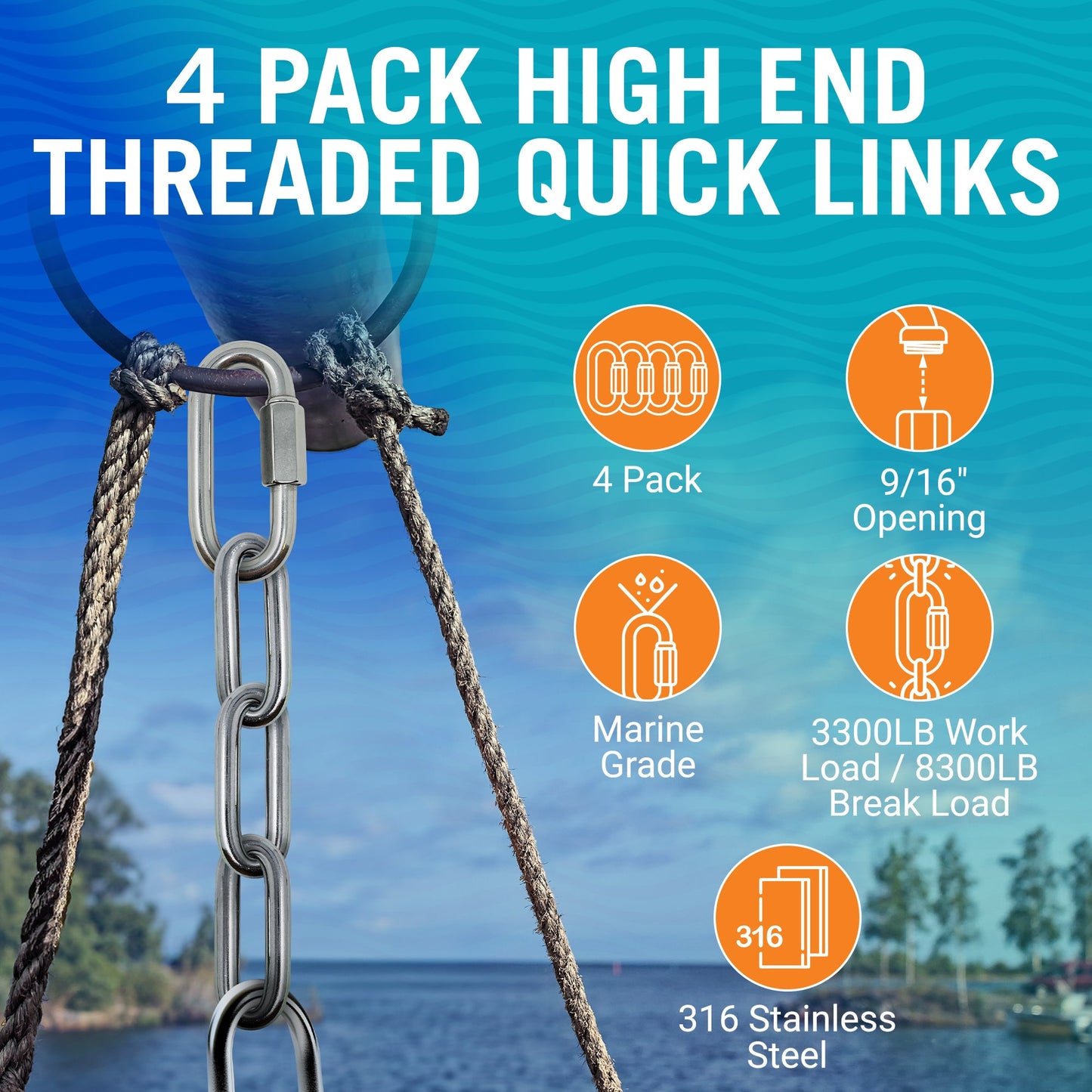 Stainless Steel Quick Links