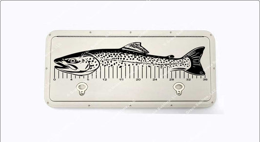 Rainbow Trout Custom Fish Ruler for Boat, Kayak, Ice Chest and More