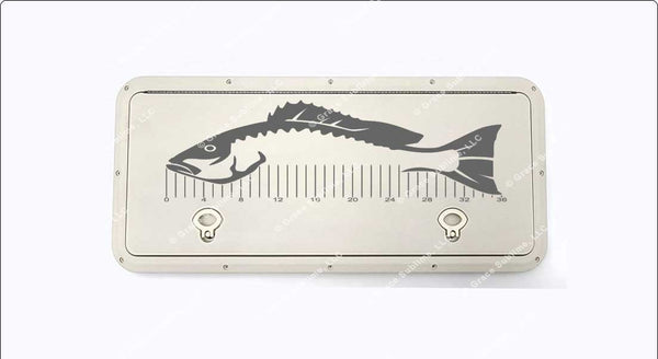Red Snapper Custom Fish Ruler for Boat, Kayak, Ice Chest and More ...