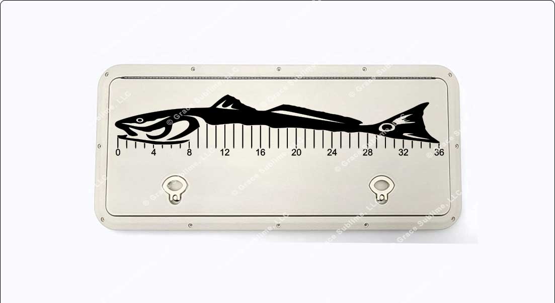 Redfish Custom Fish Ruler for Boat, Kayak, Ice Chest and More – Cajun ...