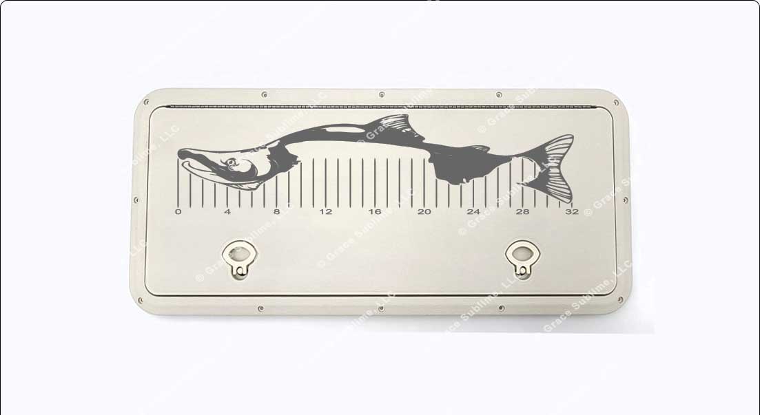 Snook On Ruler Kokanee Custom Fish Ruler for Boat, Kayak, Ice Chest and More – Cajun ...