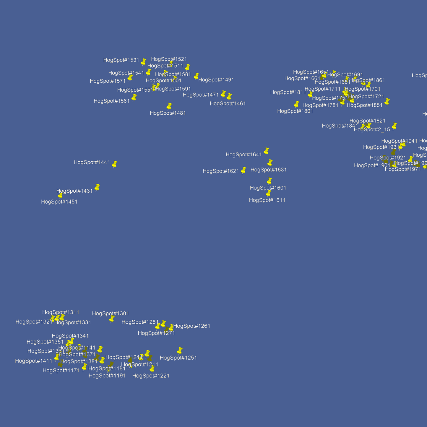 St Petersburg Hogfish Fishing Spots - Numbers