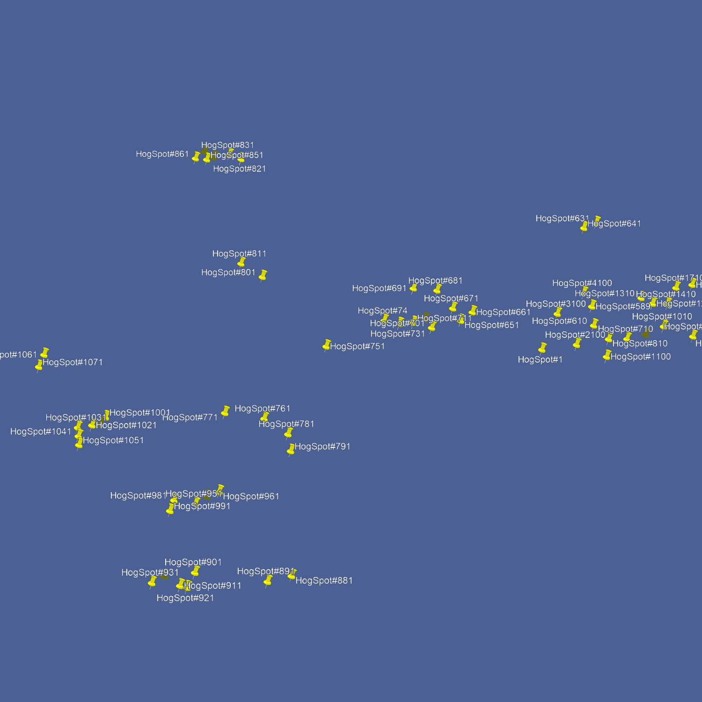 St Petersburg Hogfish Fishing Spots - Numbers