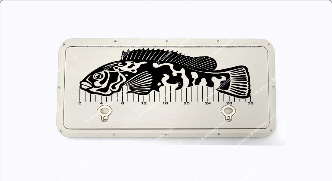 Tautog Custom Fish Ruler for Boat, Kayak, Ice Chest and More – Cajun ...