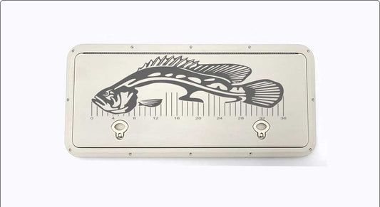 Tripletail Custom Fish Ruler for Boat, Kayak, Ice Chest and More