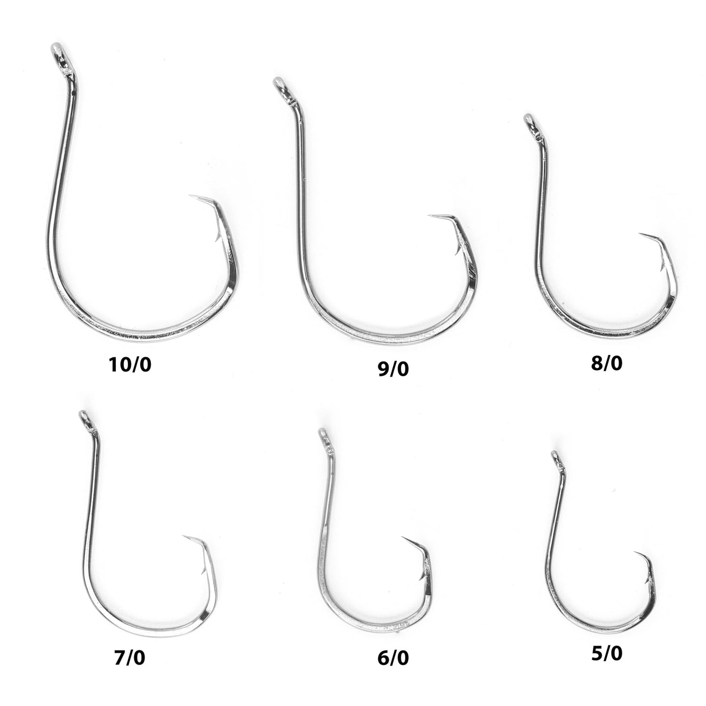 Double Offset Circle Hooks 8/0 - Value Pack