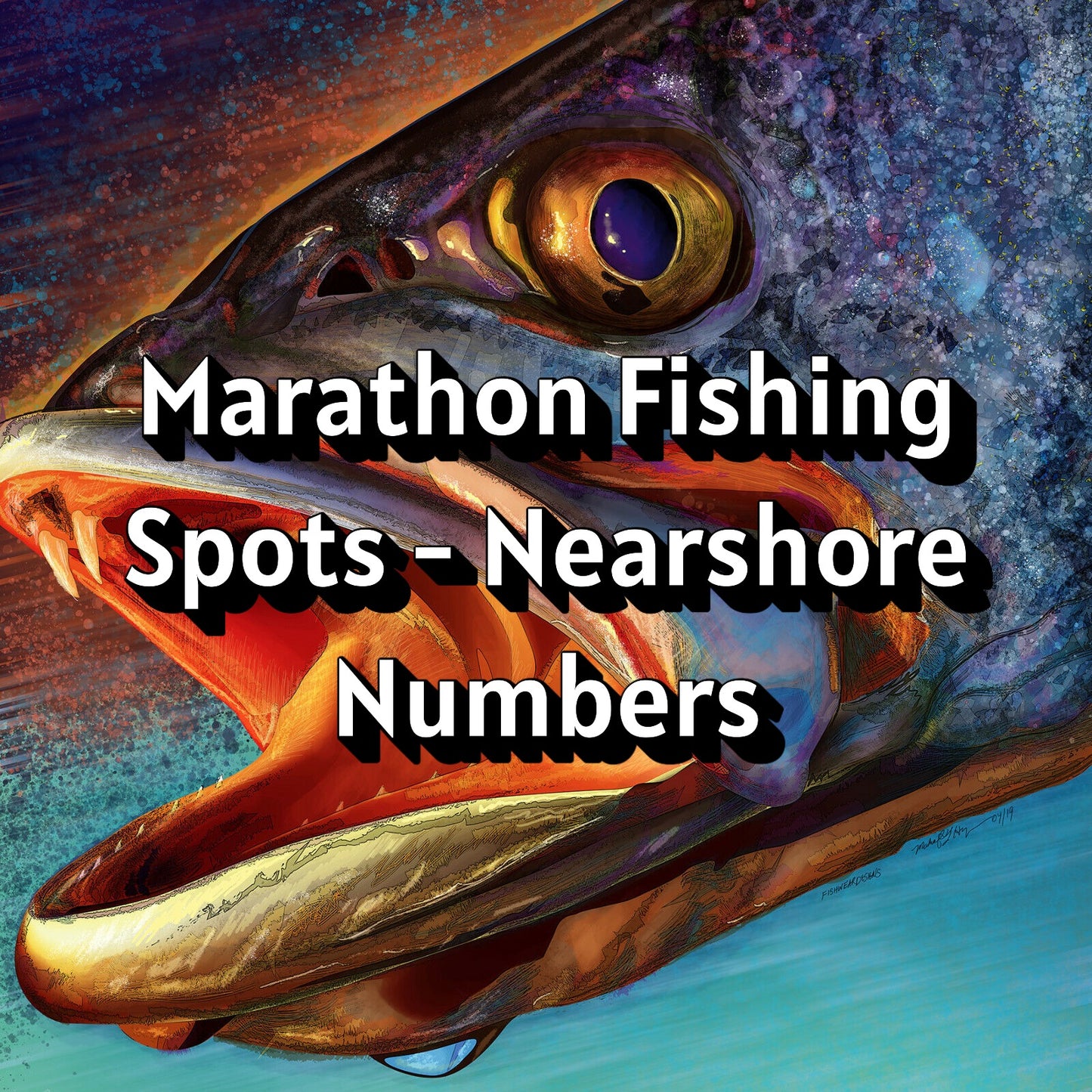 Marathon Fishing Spots - Nearshore Numbers