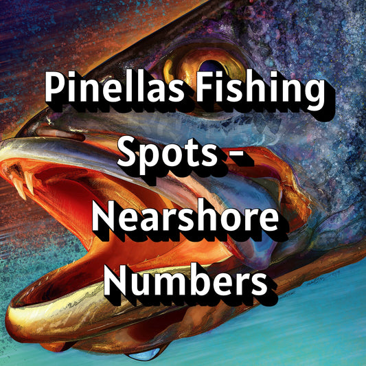 Pinellas Fishing Spots -  Nearshore Numbers