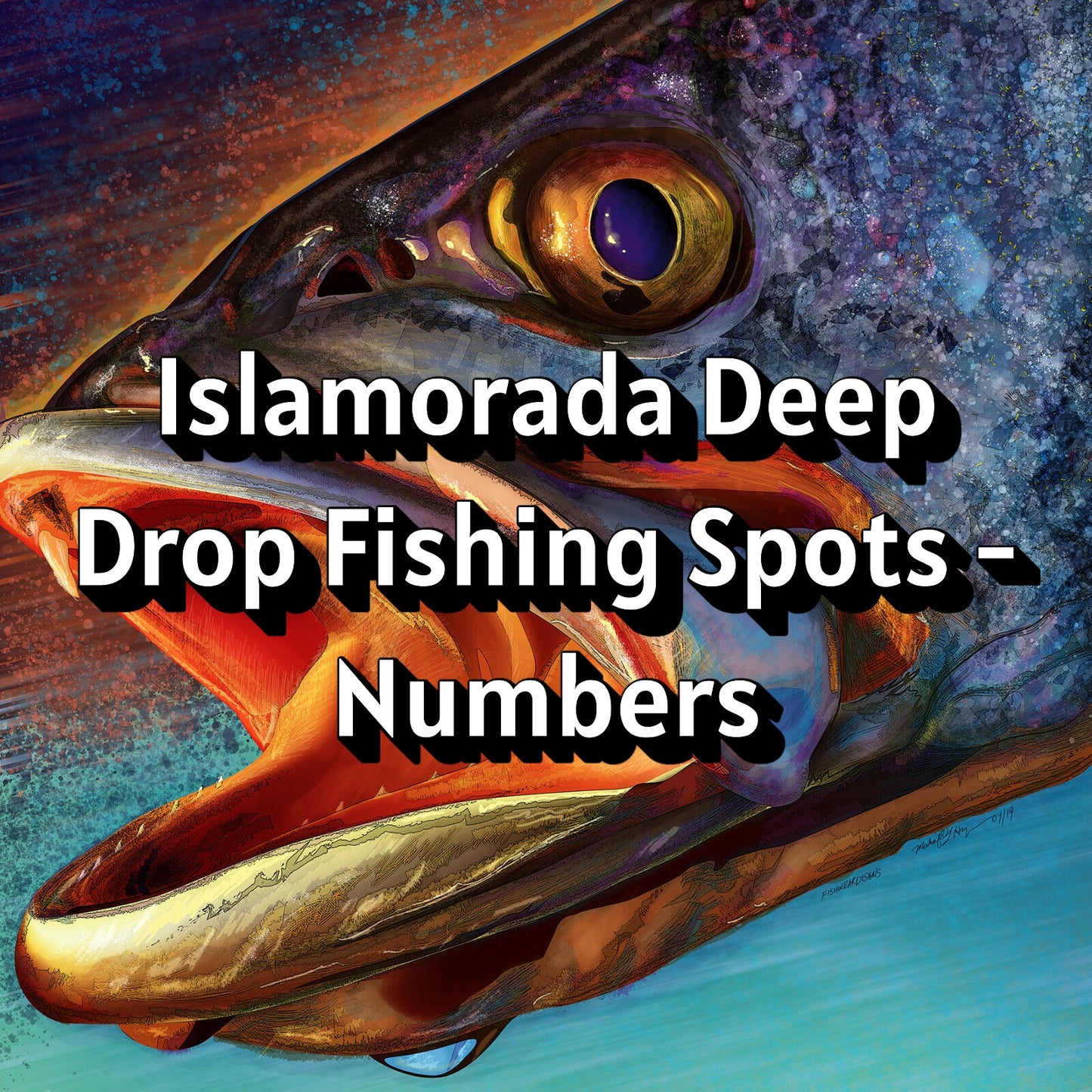 Islamorada Deep Drop Fishing Spots - Numbers