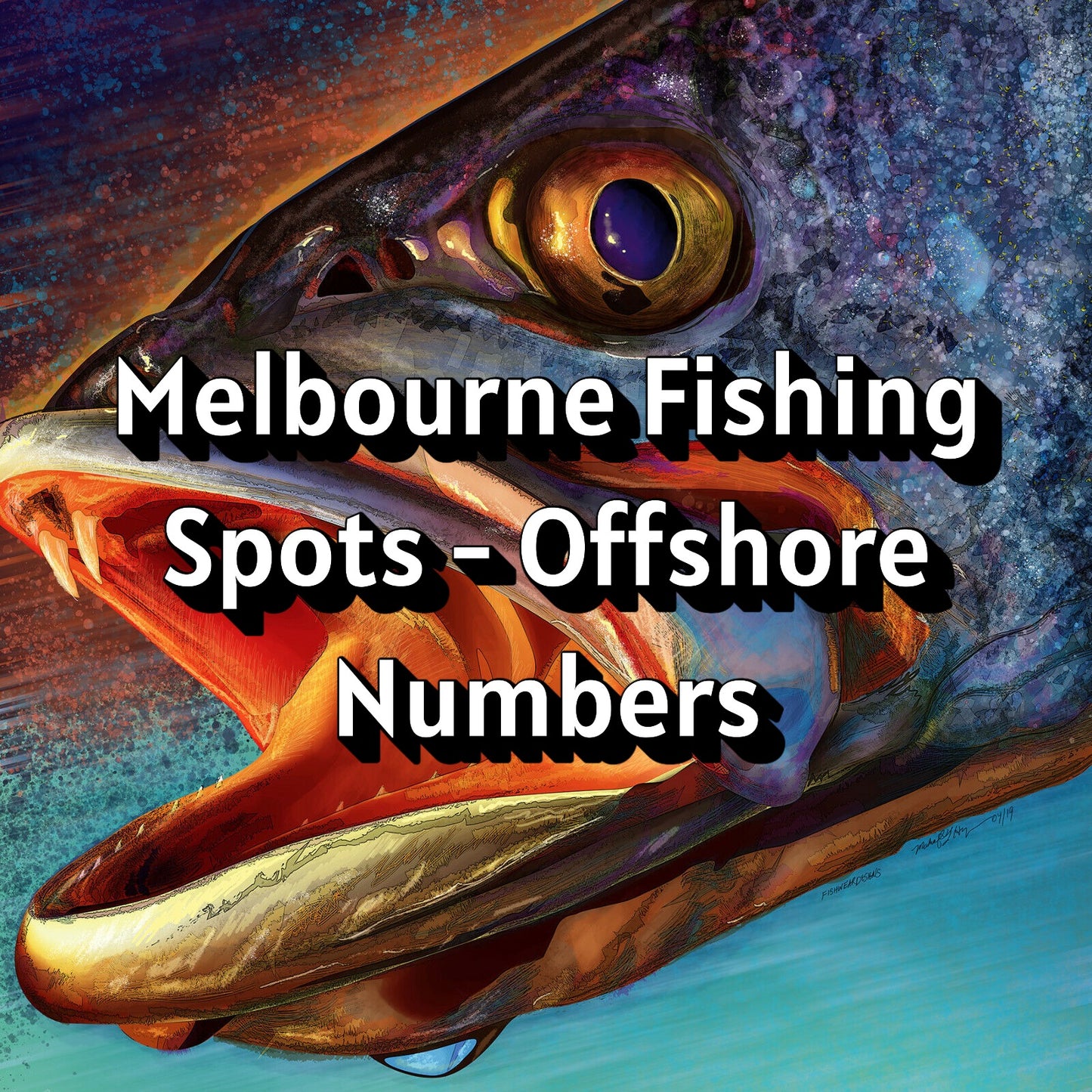 Melbourne Fishing Spots - Offshore Numbers