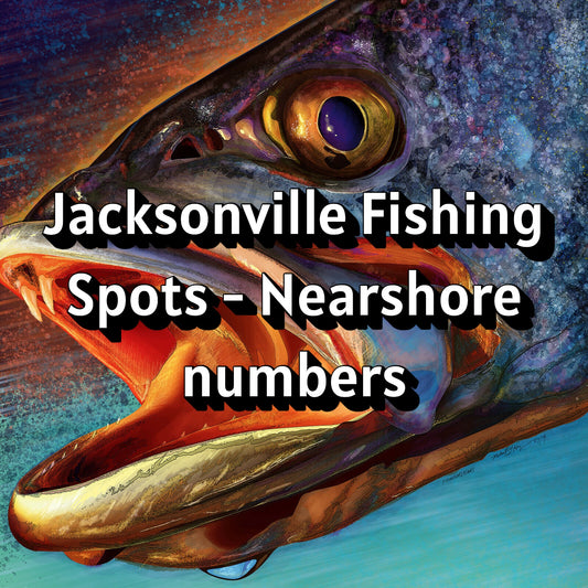 Jacksonville Fishing Spots - Nearshore numbers