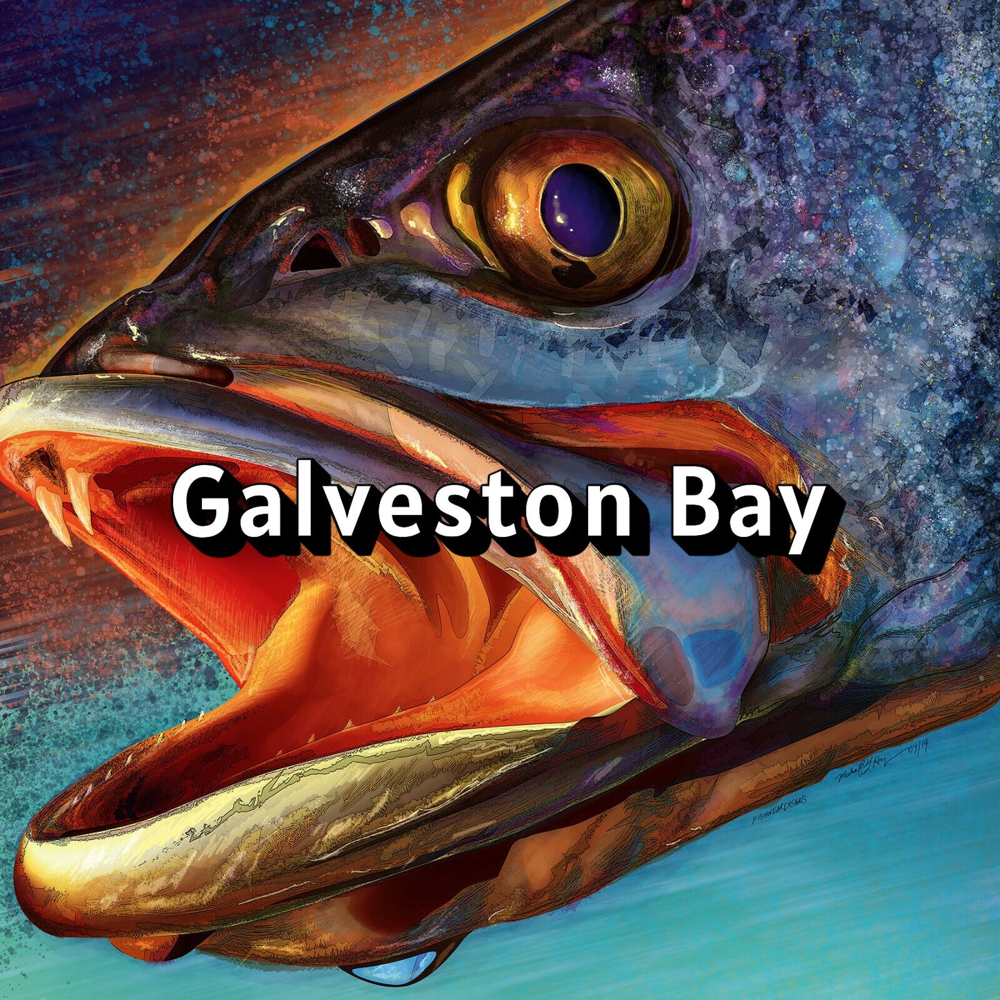 Galveston Bay Hotspots Map