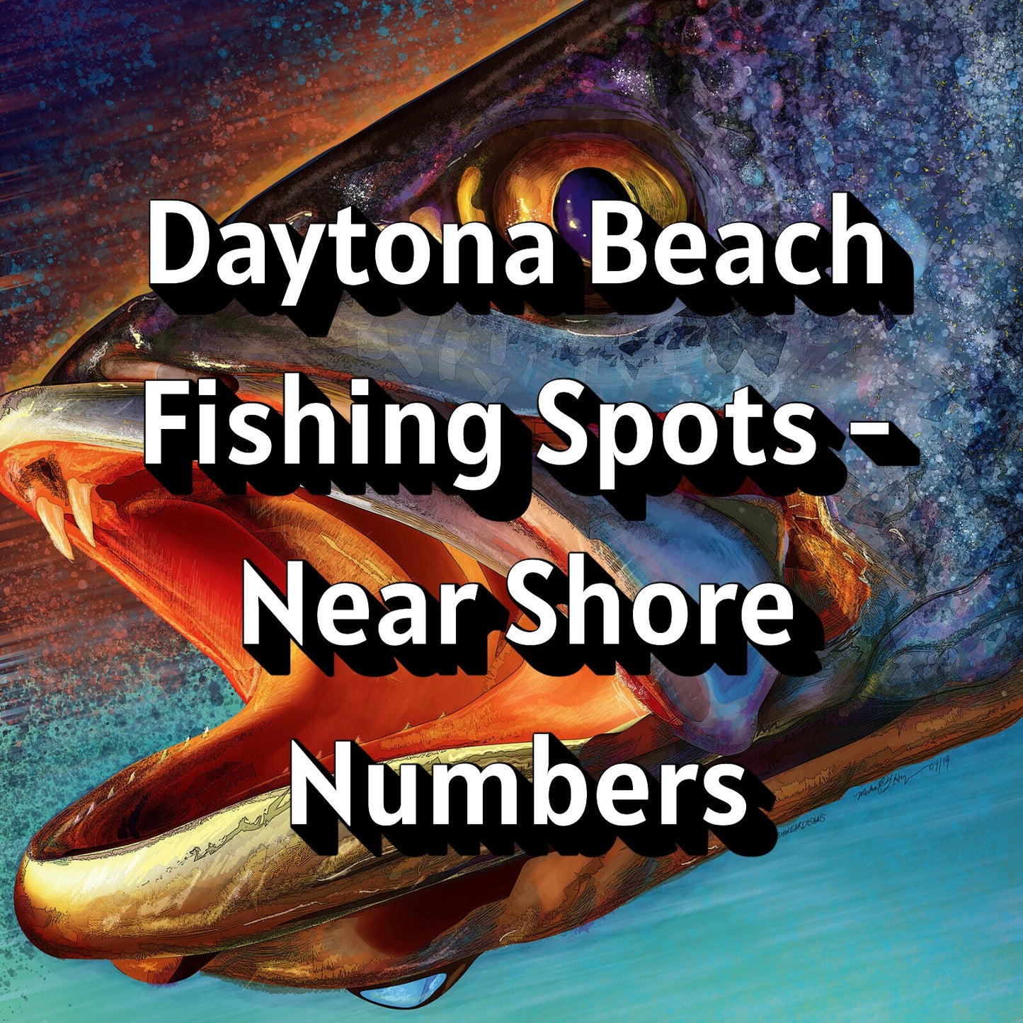 Daytona Beach Fishing Spots - Near Shore Numbers