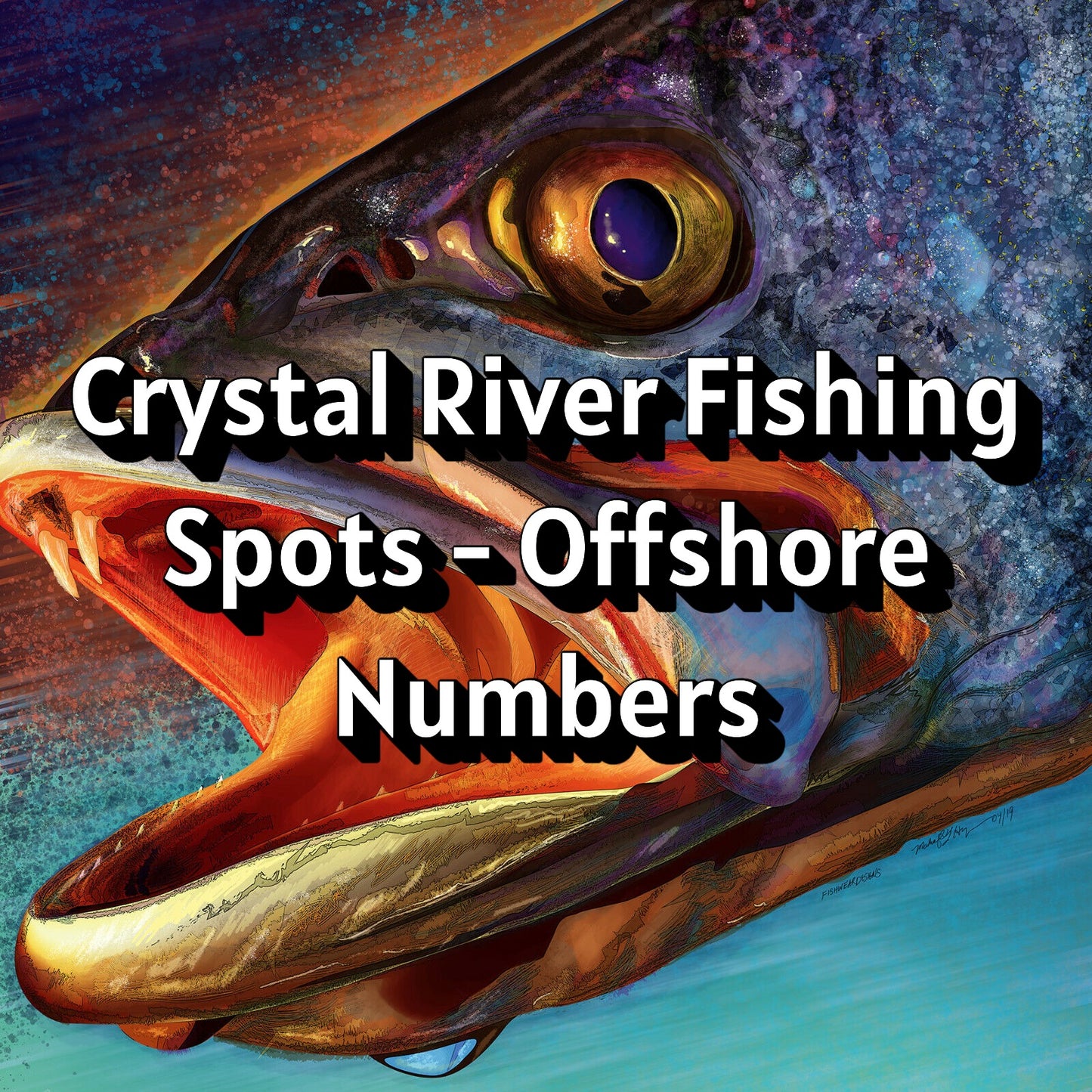 Crystal River Fishing Spots - Offshore Numbers